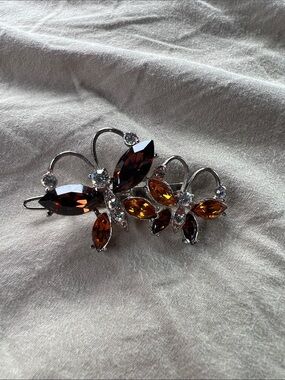 Vintage Eve Reid Butterfly Broach/ hair pin